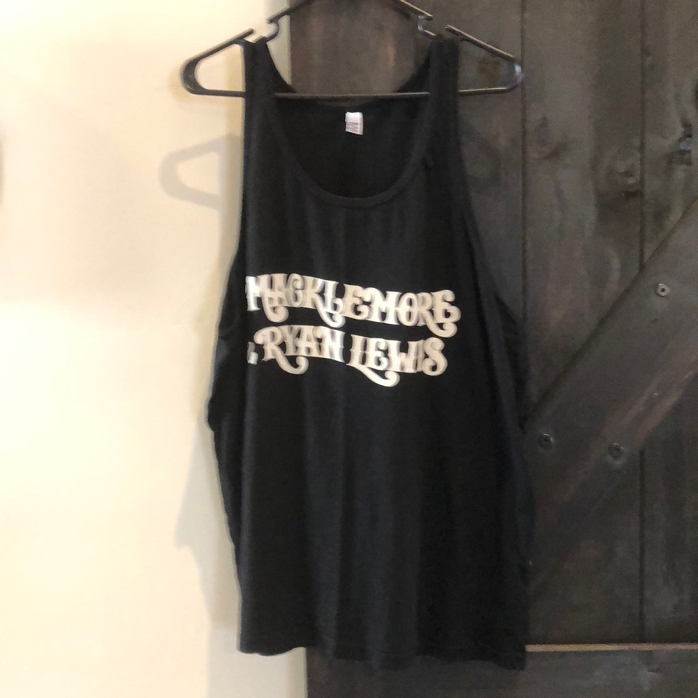 Macklemore & Ryan Lewis black tank top